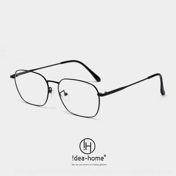 

js1862 metal myopia full square glasses men's and women's small frame myopia glasses frame, Silver