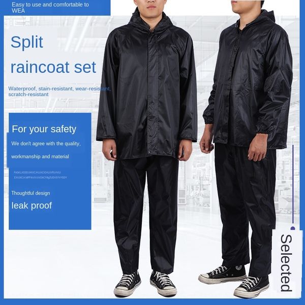 

mccxm и типа двойной л костюм двухслойная универсальная лаборатория утолщенных взрослые открытый раскол дождевого двухслойный общее количест