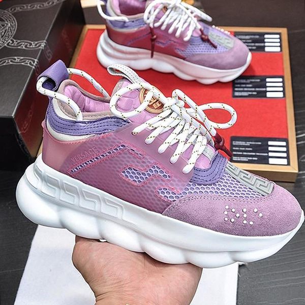 

drop ship mens shoes herren sportschuhe breathable running vintage sneakers lace -up plus size casual men shoes chain reaction sneakers, Black