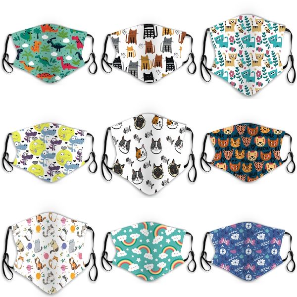 

прекрасных дети регулируемых масок babies конструктора маска шарж anti-dust washable хлопок маска для 0-3 года старого доставка # 536