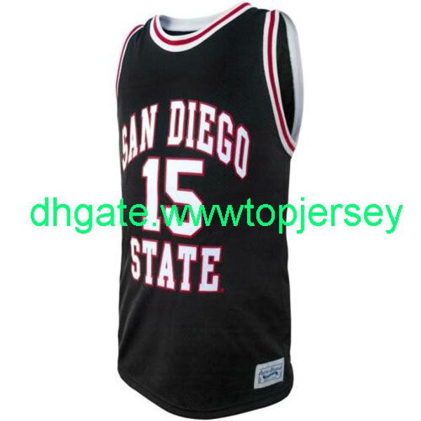 

san diego state aztecs kawhi leonard retro brands men's black ncaa game jersey new nkvest stitched basketball jerseys, Gray