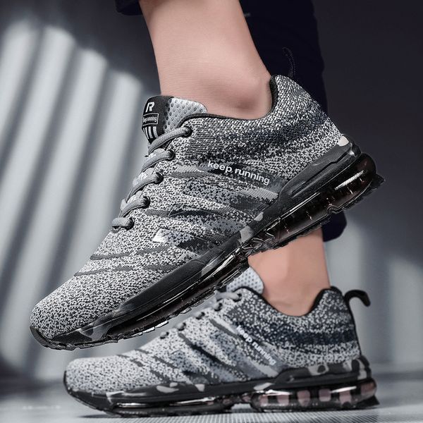 

shoes men's autumn sports shoes full air cushion running couple sports men 2020