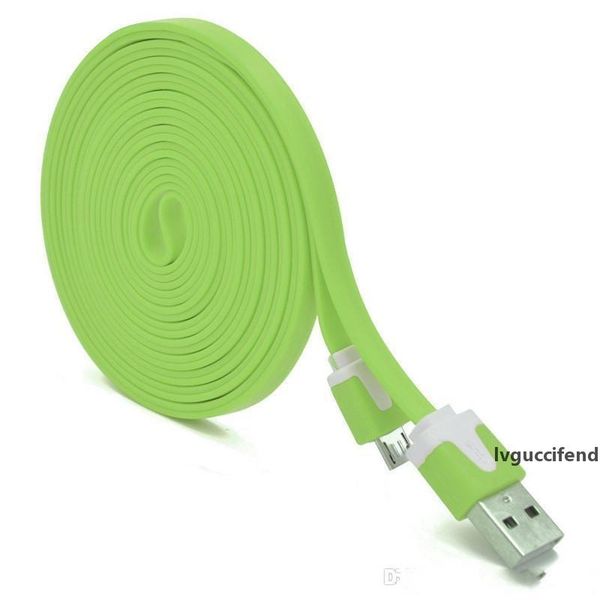 

1m 2m 3m colorful noodle micro usb flat micro usb cable noodle colorful cable charger cord for smartphone htc lg
