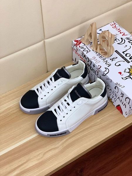 

2020f fashion high-end leather alphabet low-outdoor flat sneakers, high-quality casual wild fashion men's shoes, size: 38-45, Black