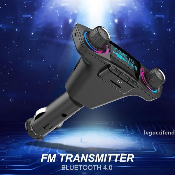 

bt06 bluetooth car fm transmitter music mp3 player hands radio adapter kit support tf aux with usb charger