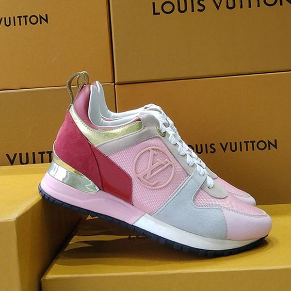 

горячие новые женщины дышащий повседневная обувь кружева -до luxury lady footwears с origin box zapatos de mujer женская обувь run away snea, Black