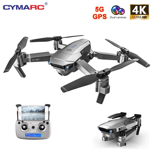 

sg907 gps drone with 4k hd adjustment camera wide angle 5g wifi fpv rc quadcopter professional foldable drones e520s e58