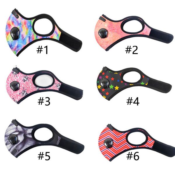 

cycling protective face masks with meltblown cloth pm2.5 anti-pollution dust sport running training road reusable masks wholesale dwf438