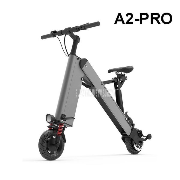 

a2-pro mini foldable electric scooter portable smart city walking tool mobility scooter electric bicycle mileage 35-40km, Silver;blue