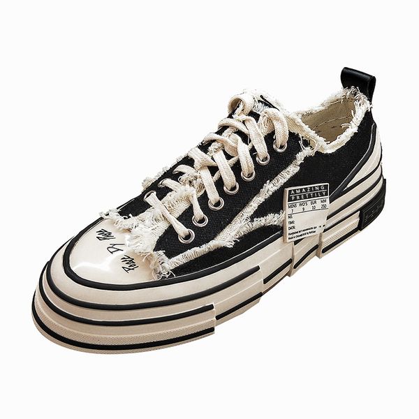 

leather soles, canvas shoes, Black