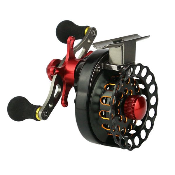 

yuyu full metal fly fishing reel ice ratio 3.5:1 trolling reel 4+1bb right left hand baitcasting raft reel with alarm raft wheel