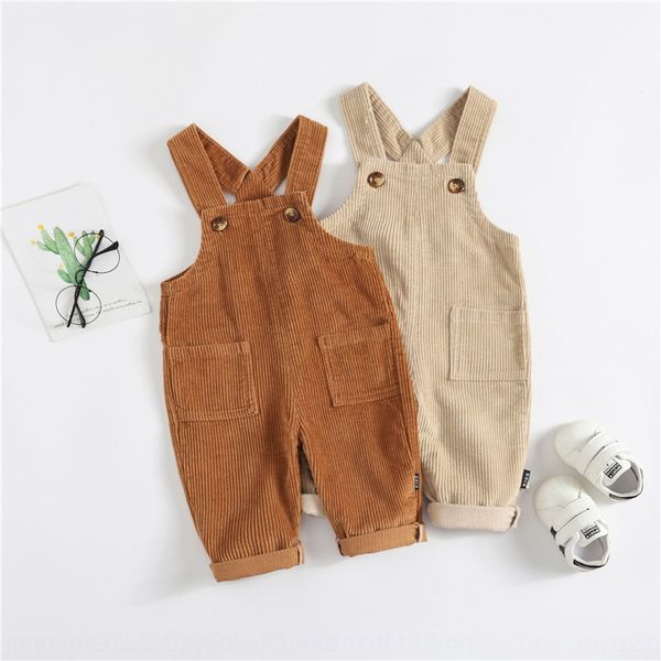 

h wick pants pants panty children's children's corduroy belt trousers boys' and boys' baby autumn double pocket long tro, Blue