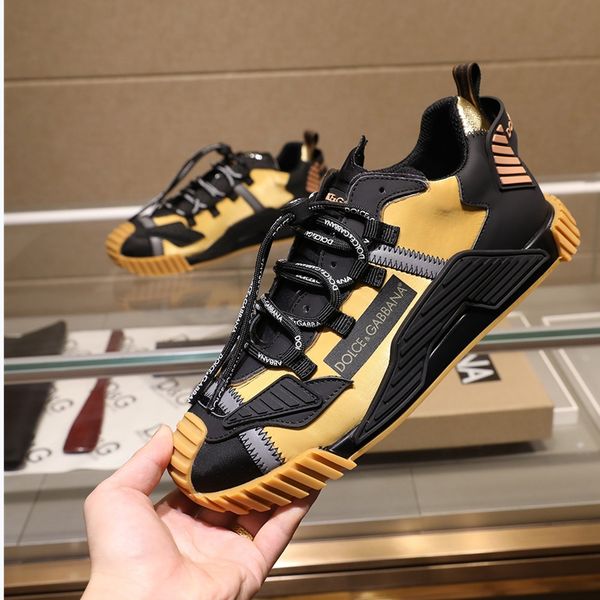 

197 brand designer high-quality men's casual sports shoes, outdoor casual shoes, with original box packaging size 38--45, Black