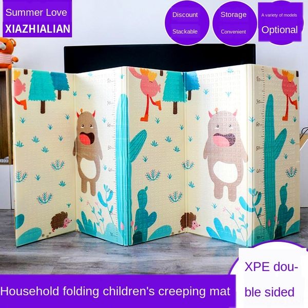 

game foam floor cartoon baby children climbing game pad foam pad mat folding xpe baby climbing mat