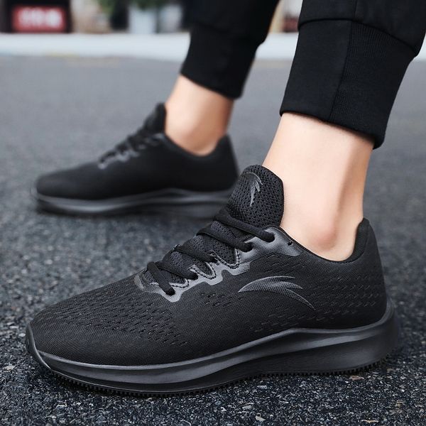 

fashion casual summer outdoor breathable work men sneakers mesh air cushion male non-slip shoes
