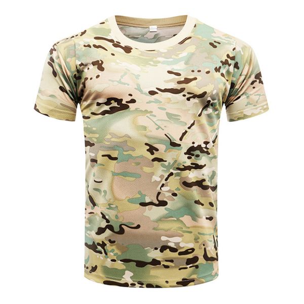 

2020 camouflage quick dry breathable t-shirt tights army tactical t-shirt mens compression shirt fitness summer body bulding 2, Black;blue