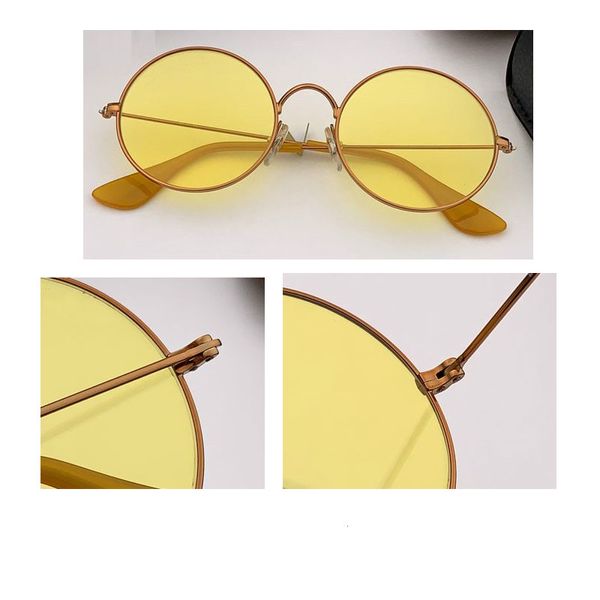 

новейший завод мода круглый металлический каркас солнцезащитные очки мужчины женщины ретро классический большой круг круглые солнцезащитные, White;black