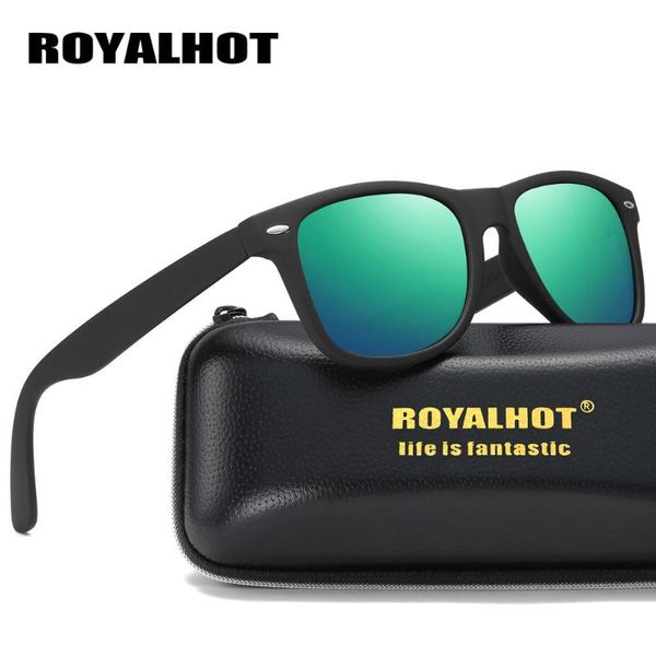 

royalaluminum magnesium men's sunglasses men polarized coating mirror glasses male eyewear accessories for men, White;black