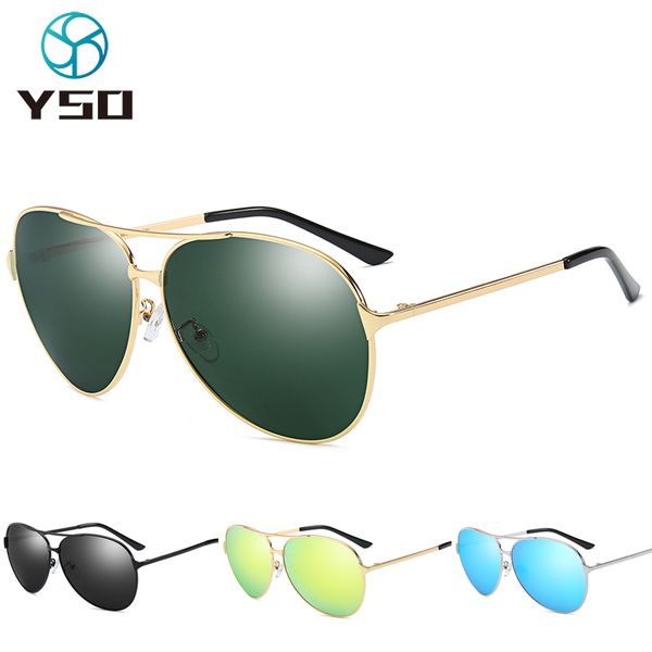 

yso polarized oversized sunglasses for men women uv400 protection men's glasses for fishing driving green lens sun glasses 8009, White;black
