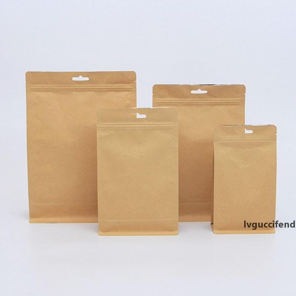 

wholesale kraft aluminizing pouches,stand up kraft paper aluminium foil bag resealable grip seal food grade lx1799