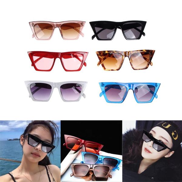 

sunglasses shades oversized fashion women glasses cat, White;black