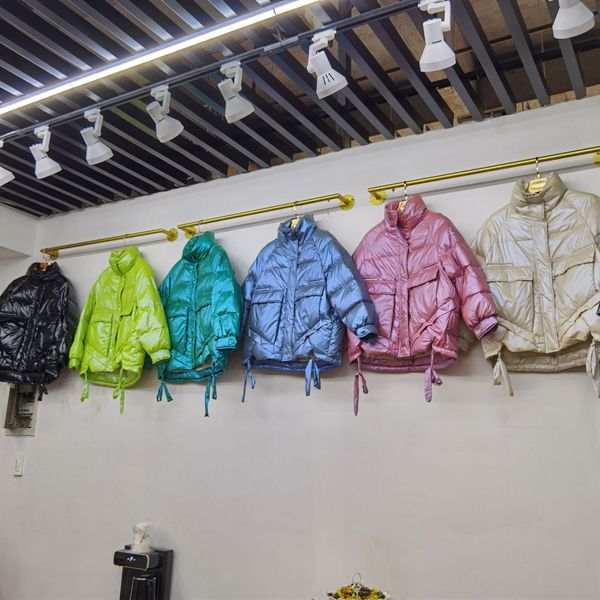 

xiaotong's off-season short cape-type bread peter down jacket bread down jacket pan's big pocket drawstring, Black