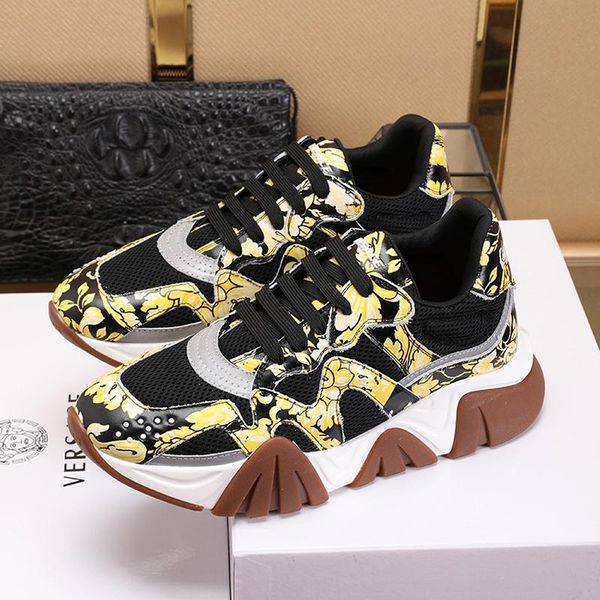 

squalo sneakers mens shoes new arrival autumn and winter comfortable luxury shoes lace -up plus size sports men shoes sale fast delivery, Black