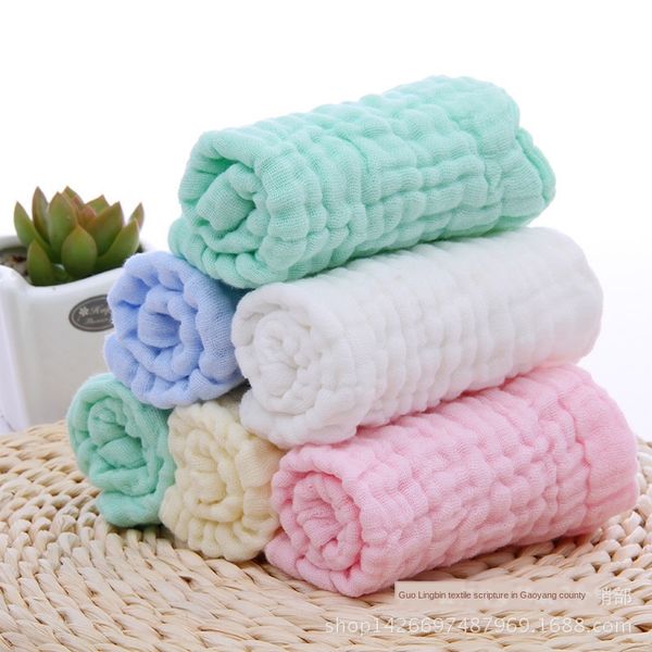 

cotton gauze saliva children baby face washing small square newborn baby supplies small square towel towel