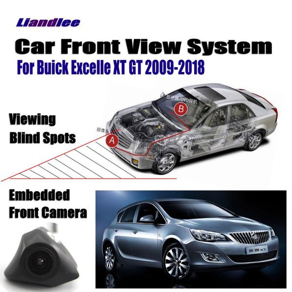 

car front logo grill camera for excelle xt gt 2009-2020 2010 2012 2020 not reverse rearview parking camera wide angle