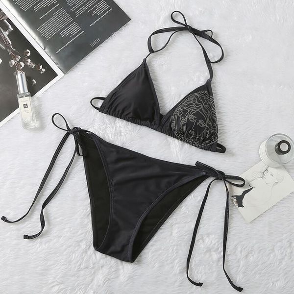 

2020 bikini set многоцветного swimwear женщины сексуального bench купальник купальный костюм стринги biquini бразильский майо de bain 05, White;black
