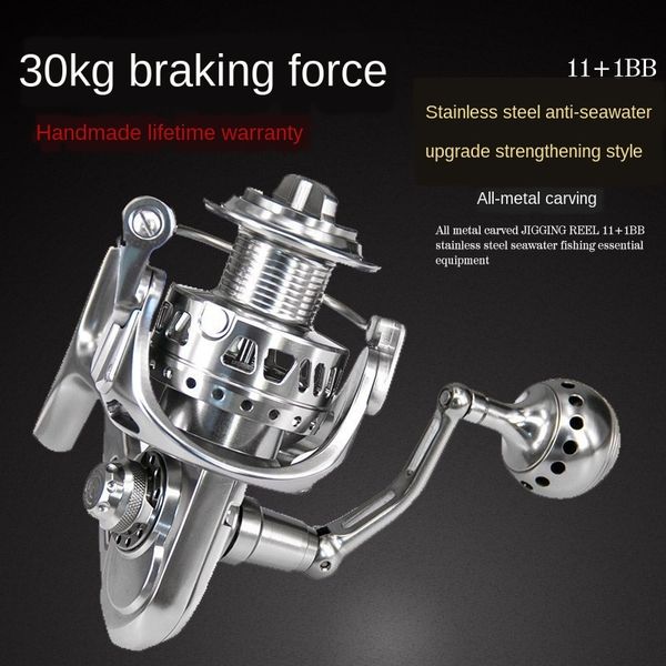 

new metal long-range spinning wheel road sub-wheel stainless steel new metal boat anti-sea sea rock fishing fishing boat
