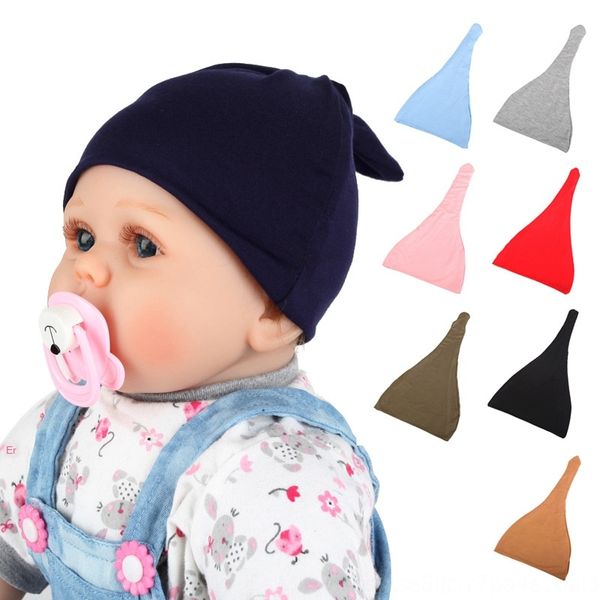 

soft skin-friendly double-layer tail hat tying baby baby cap cap newborn traceless cute choo hat, Blue;gray