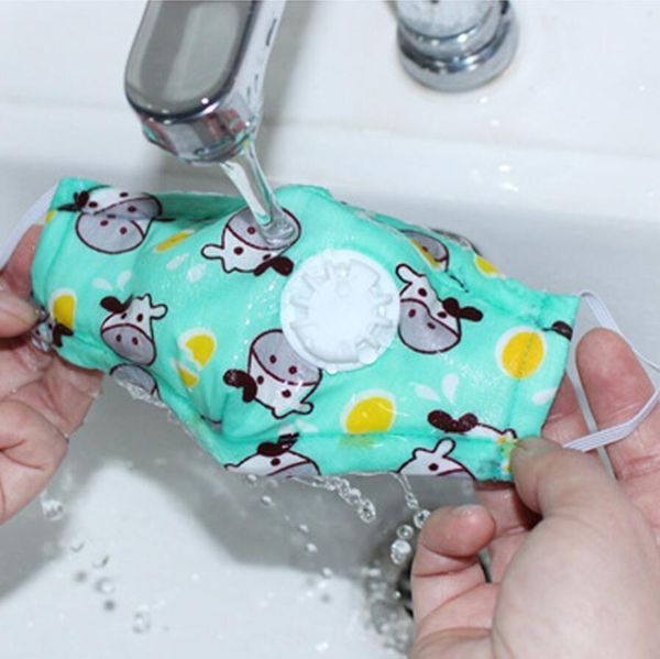 

children mouth mask pad kids breath valve haze breathable mask dust mouth muffle face masks children hybew trustbde