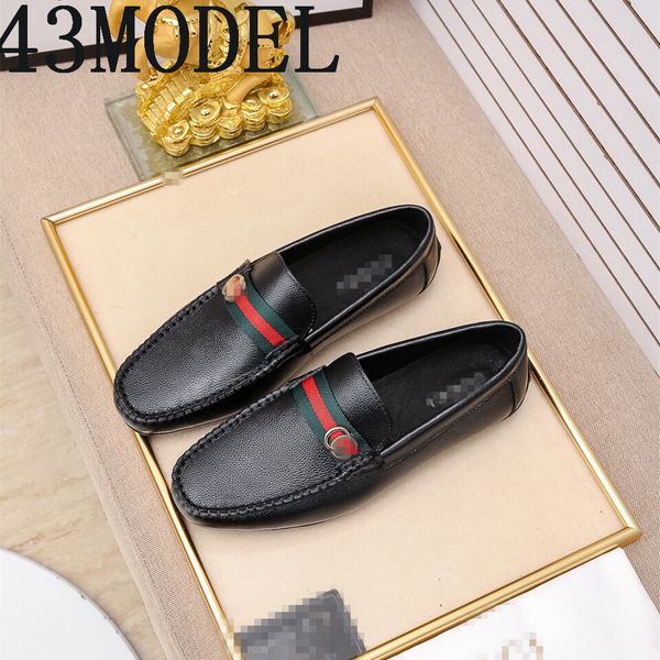 

2019 new men casual shoe loafers men shoes genuine leather shoes men flats moccasins shoes, Black