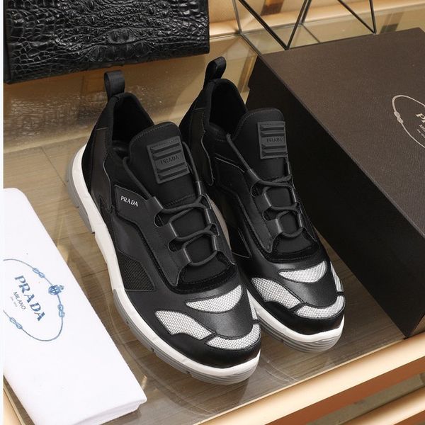 

134designers create men's outdoor travel shoes, trendy leisure all-match sports shoes, jogging shoes, original packaging and box delive, Black