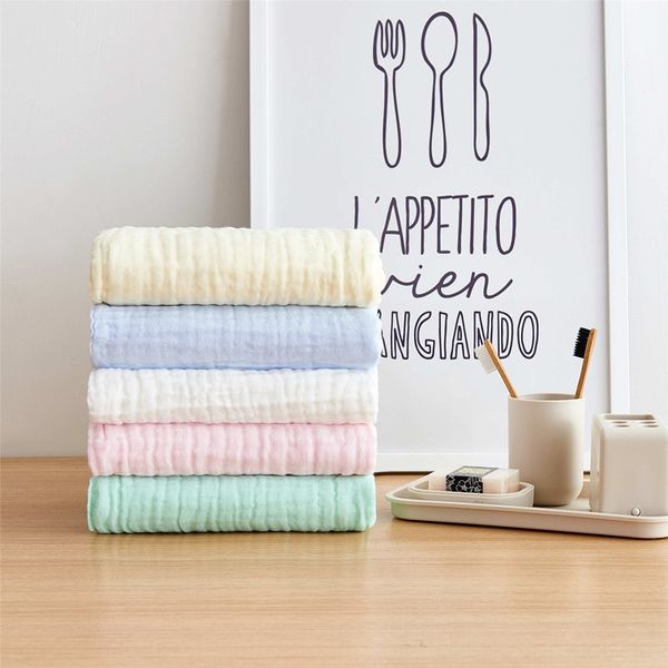 

1y69s baihua super soft wrinkle solid color children's summer cool baihua super towel towel soft wrinkle solid color children's qu