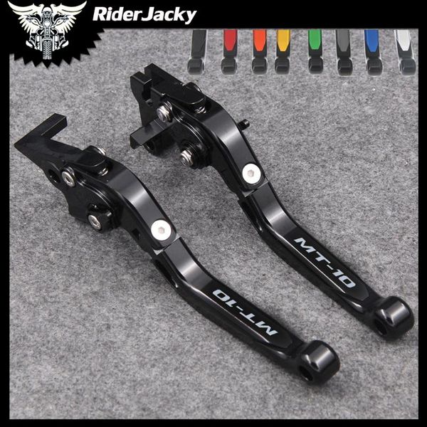 

riderjacky folding extendable motorcycle brakes clutch levers for mt 10 mt10 mt-10/fz-10 2020-2020 2020