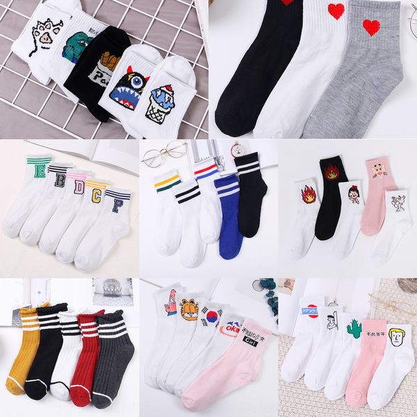 

breathable women autumn fashionable van women cotton and socks cotton socks, Black
