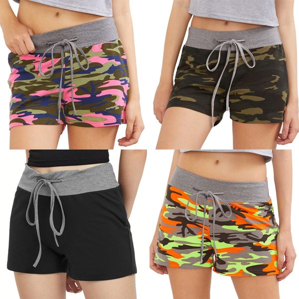 

new bead female high waist stretch denim shorts slim thin casual shorts blue plus size women#6341, White;black