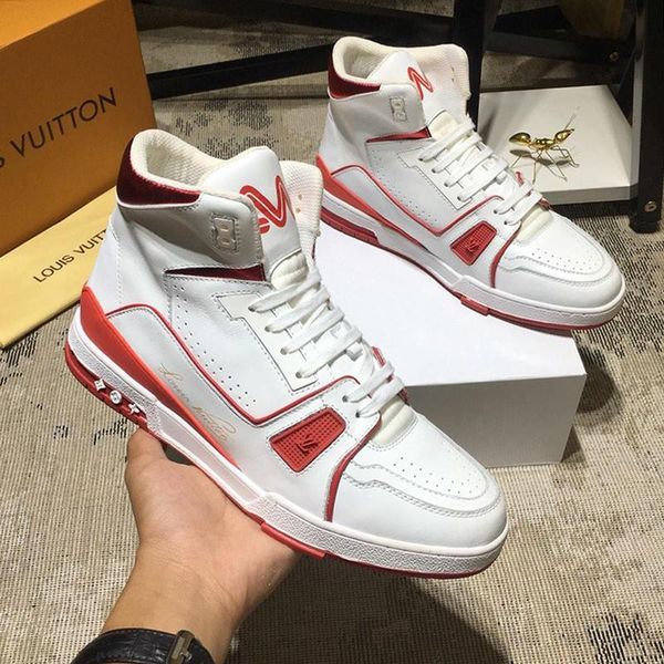 

fashion mens shoes luxury sports sneakers with origin box chaussures de sport pour hommes design trainer sneaker boot men s, Black