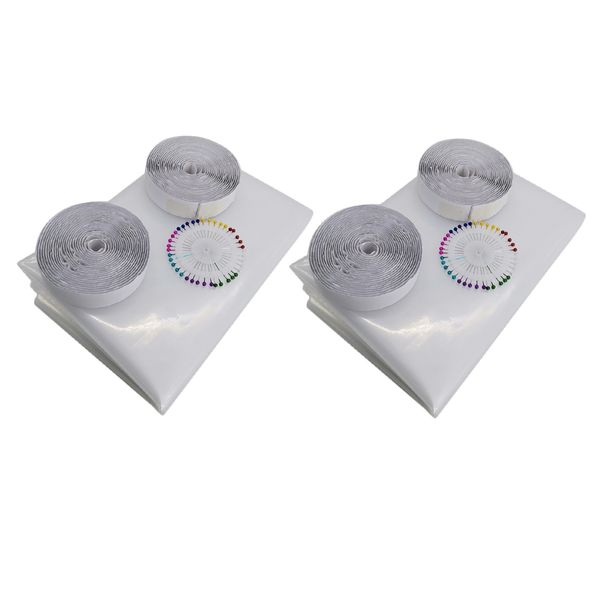 

2x car taxi isolation film protective cover full surround 140x180cm(55x71in