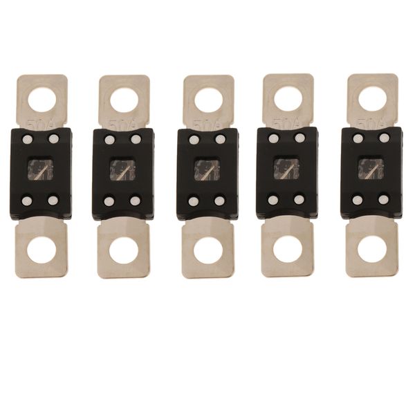 

5-piece 50-500a mega fuse high current screw fuse for car vehicle truck boat