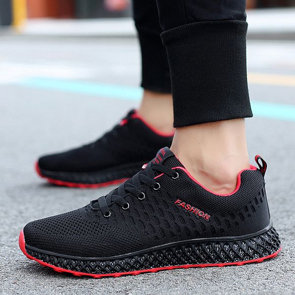 

2020 autumn mesh low-breathable light flying woven men's shoes