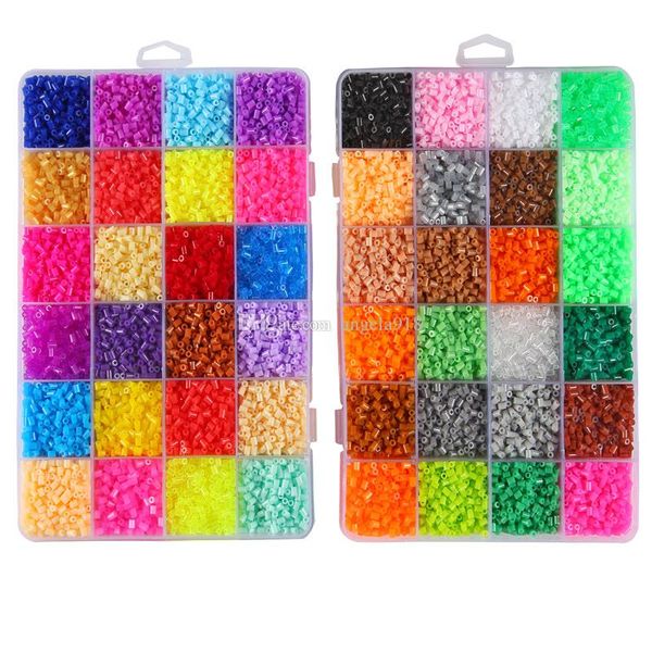 

1000pcs 2.6mm eva hama perler beads toy kids fun craft diy handmaking fuse bead multicolor creative intelligence educational toys c6314