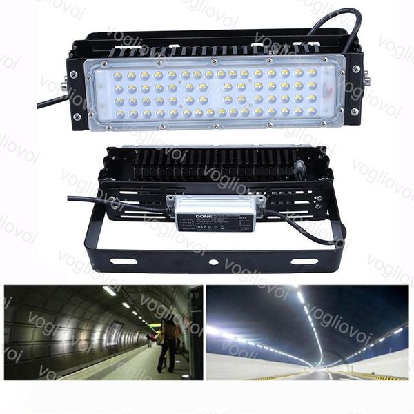 

tunnel lights 50w smd3030 60leds floodlight module fin heat dissipation waterproof ip65 cool white for highway tunnel project