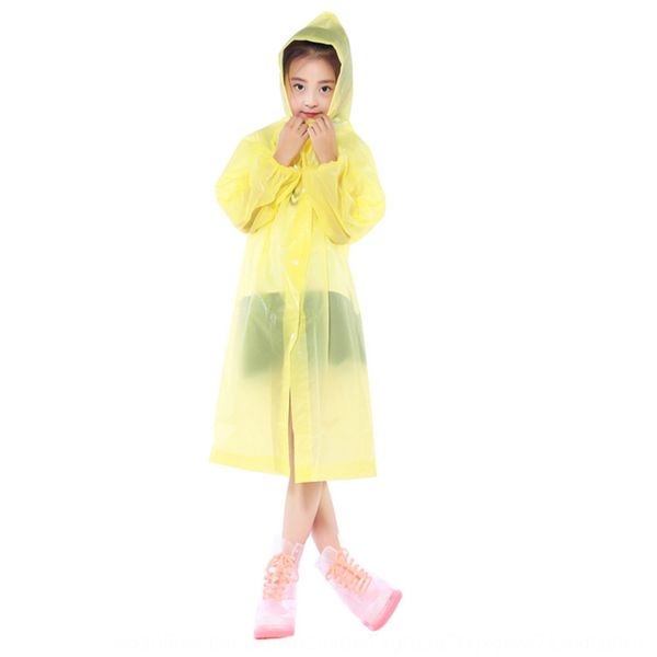 

long cardigan thickened outdoor travel cardigan thickened raincoat peva disposable boy and girl baby poncho raincoat peva, Black