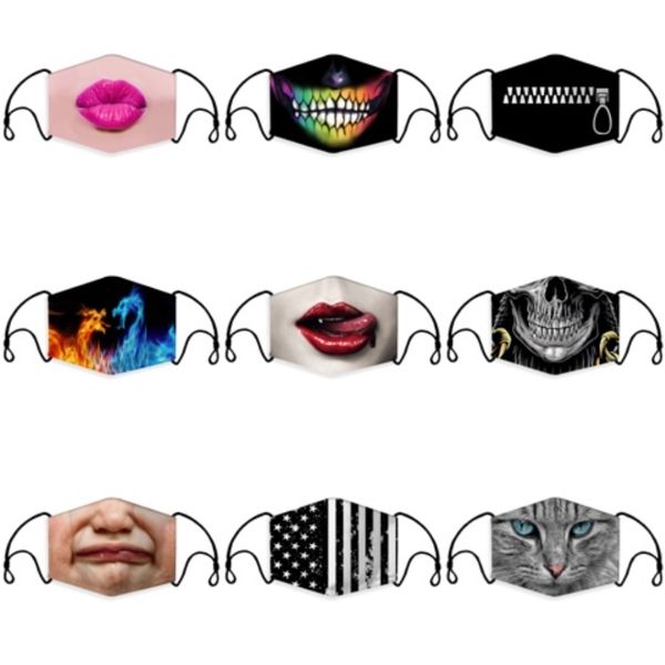

new pm2.5 outdoor mouth mask washable reuse face mask sequins protection mask dust and nose masks reusable masks for man woman#873