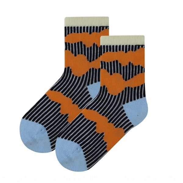 

utv6e limiseven contrast color plaid mixed color light children's middle cloth mesh cloth socks summer new student all-match breathable, Pink;yellow