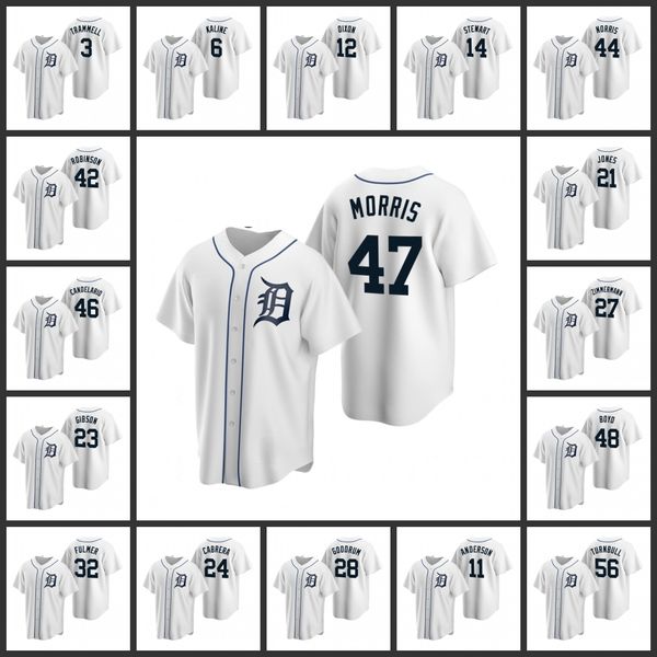 

детройт тигры men jackie robinson alan trammell al kaline brandon dixon christin stewart replya home мужчины женщины молодежь джерси, Black;red