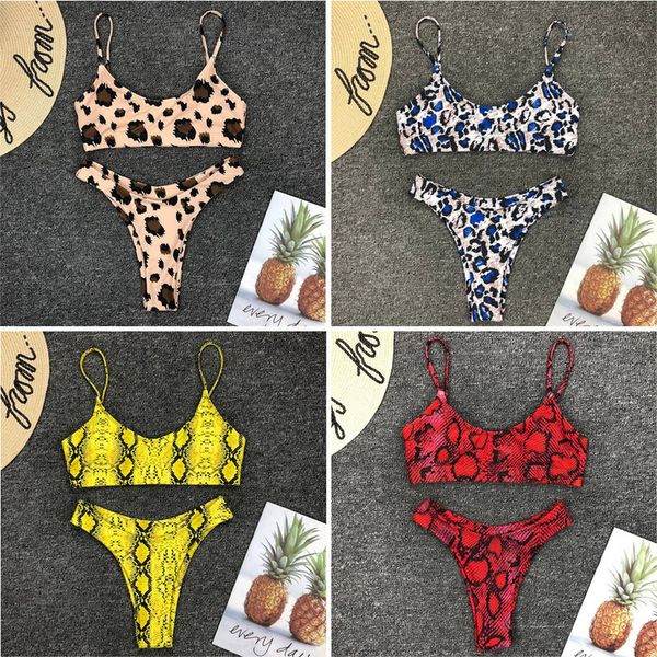 

бикини sexy купальники женщины push up пляжная одежда купальники купальники бразильская biquini животных печать leopard перетяжка купальный, White;black